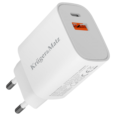 INCARCATOR RETEA GAN PD 3.0 QC 3.0 30W KRUGER&MATZ [4]