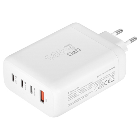 Tablete & telefoane - INCARCATOR RETEA PD 3.1 QC 3.0 GAN 140W KRUGER&MATZ