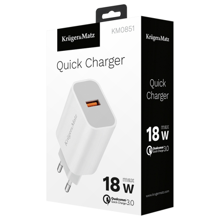 INCARCATOR RETEA QUICK CHARGE 3.0 18W KRUGER&MATZ [6]