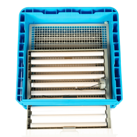 Incubator electric Micul Fermier capacitate 128 oua, 2 etaje, alimentare 220V/12V [7]
