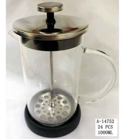 Electrocasnice bucatarie - infuzor-ceai-1000ml-a14752-sticla-inox-elegant