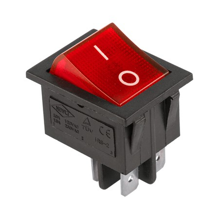 Electrice - INTRERUPATOR ON/OFF IRS-201-1A ROSU