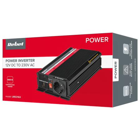 INVERTOR 12V 230V 1000W REBEL [4]