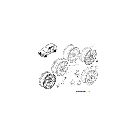 JANTE DE ALIAJ - JANTA ALIAJ 16'' 6.5Jx16 5x114.3 ET50 DUSTER II (MODEL THEMA)