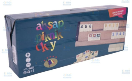 Jocuri societate și jucării - JOC REMI LEMN MIC