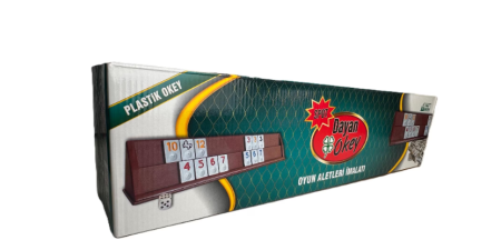 Jocuri societate și jucării - Joc Remi Spot Dayan Okey, plastic, 106 piese, multicolor, suporturi incluse