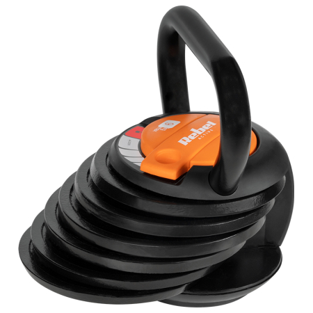 KETTLE BELL AJUSTABIL 6 TALERE 2.3-9KG REBEL ACTIVE [2]