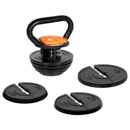 KETTLE BELL AJUSTABIL 6 TALERE 3.5-18KG REBEL ACTIVE [4]