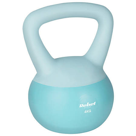 Bodybuilding - KETTLEBELL VINIL 4 KG REBEL ACTIVE