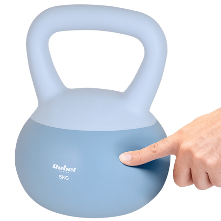 KETTLEBELL VINIL 5 KG REBEL ACTIVE [5]
