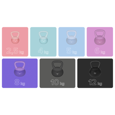 KETTLEBELL VINIL 6 KG REBEL ACTIVE [5]