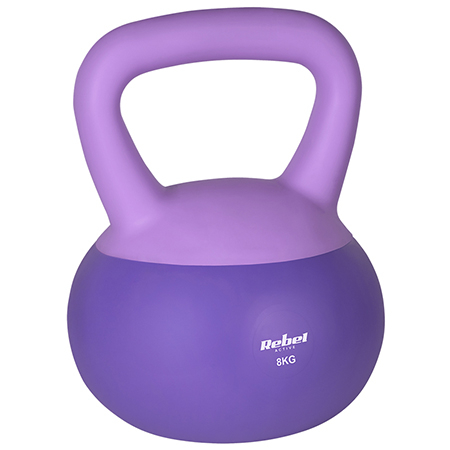 Bodybuilding - KETTLEBELL VINIL 8 KG REBEL ACTIVE