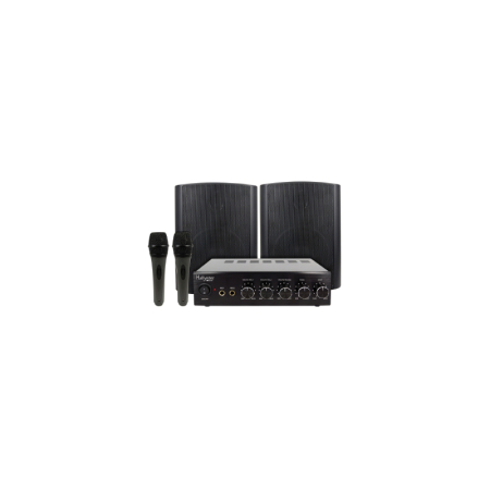 KIT KARAOKE AMPLIFICATOR 2X30W BOXE SI MICROFON [1]
