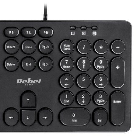 KIT TASTATURA SI MOUSE CU FIR WDS200 REBEL [6]