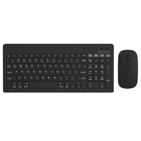 KIT TASTATURA SI MOUSE WIRELESS NEGRU OMEGA [1]