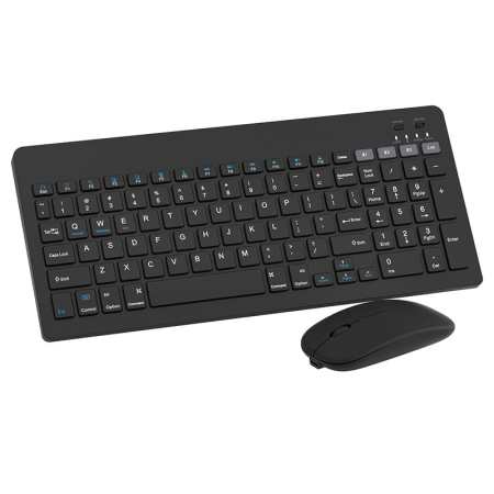 KIT TASTATURA SI MOUSE WIRELESS NEGRU OMEGA [2]