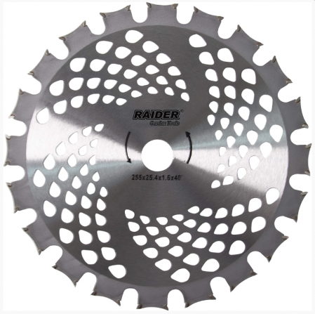 Consumabile cosit și trimmere - Lamă dublă motocoasă 40T TCT Ø255x25.4 mm