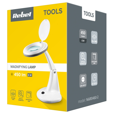 LAMPA CU LUPA 5 DIOPTRII 6W REBEL [3]