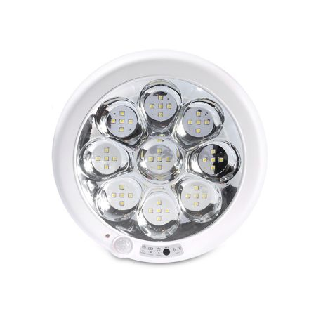 Electrice - LAMPA PLAFON ROTUNDA CU SENZOR MISCARE SI ACUMULATOR