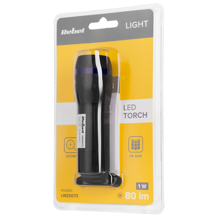 LANTERNA 1W ZOOM REBEL [3]
