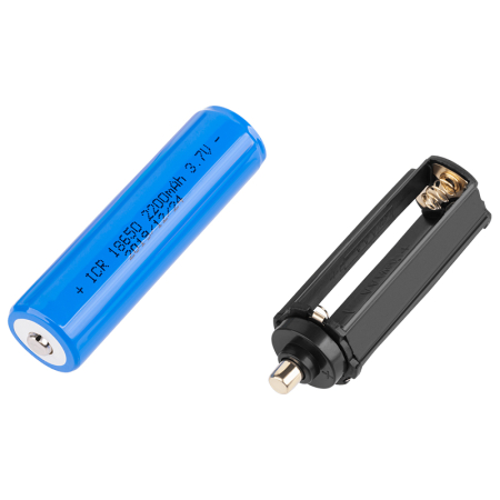 LANTERNA ALUMINIU 10W CU ACUMULATOR 2200MAH REBEL [4]