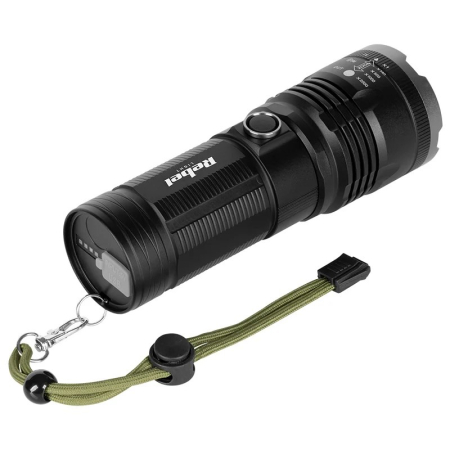 LANTERNA ALUMINIU LED 20W 4.2V 4500MAH 2000LM REBEL [2]