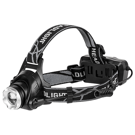 Echipamente supraveghere & Lanterne profesionale - LANTERNA FRONTALA LED 10W 2X ACCU 300LM REBEL