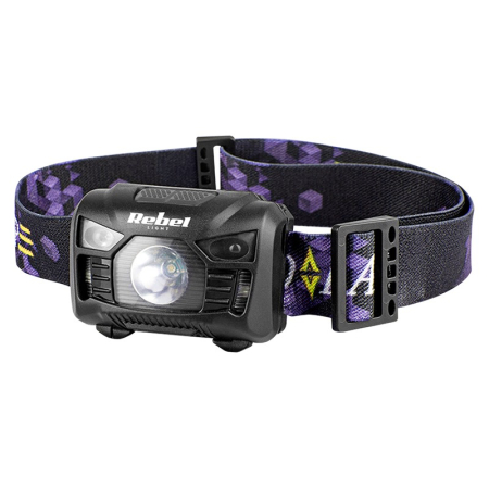 LANTERNA FRONTALA LED 3W ACCU 120LM REBEL [1]