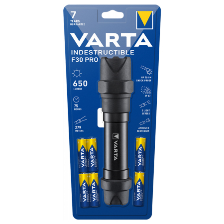 LANTERNA LED 6W INDESTRUCTIBLE F30 PRO VARTA [3]