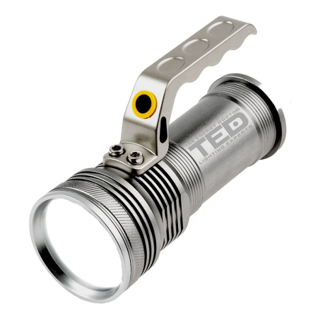 LANTERNA MANA 10W ALUMINIU CU ACUMULATOR 2X 18650 [1]