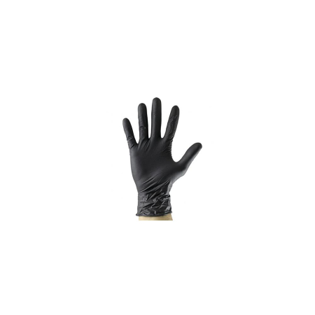 CONSUMABILE ATELIER - MANUSI NEGRE DE UNICA FOLOSINTA. DE NITRIL MARIME L - SET 100BUC JBM