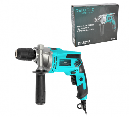 Masina de gaurit cu percutie 910W (bormasina) [4]