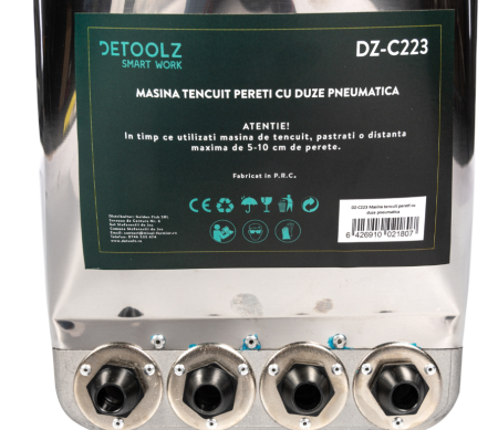 Masina de tencuit pereti Detoolz, pneumatica [3]