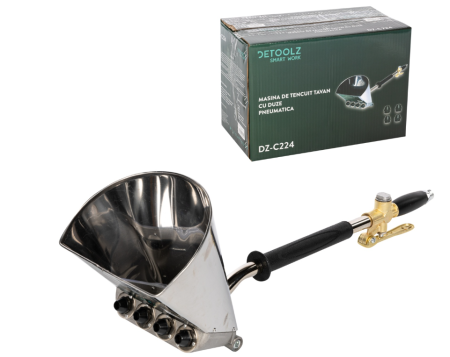 Masina de tencuit tavane Detoolz, pneumatica [2]