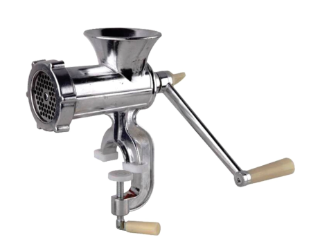 Echipamente Bucătărie - Masina de tocat carne Micul Fermier din aluminiu, cu sita