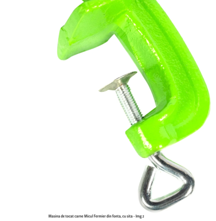 Masina de tocat carne Micul Fermier din fonta, cu sita [1]