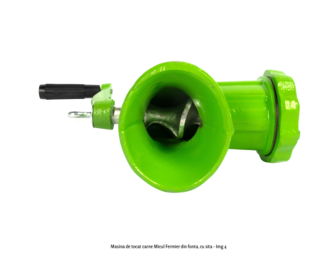 Masina de tocat carne Micul Fermier din fonta, cu sita [3]