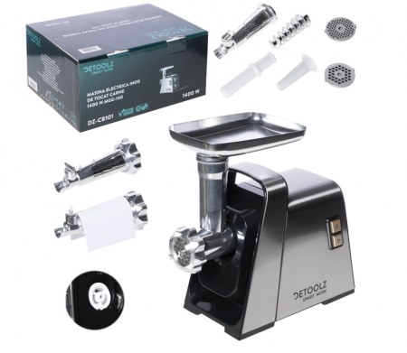 Masina electrica inox de tocat carne 1400W MGG-140  DZ-CB101 [3]