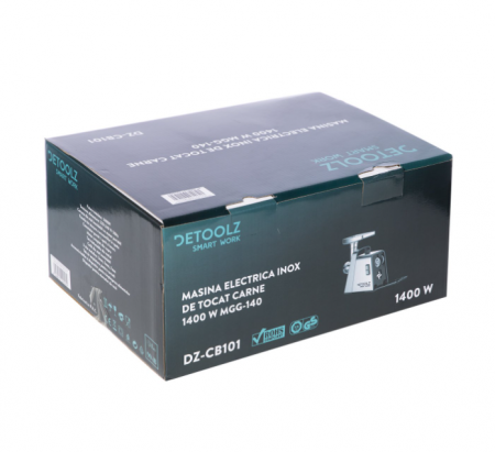 Masina electrica inox de tocat carne 1400W MGG-140  DZ-CB101 [2]