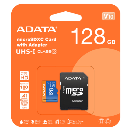 MICRO SD CARD 128GB CLASS 10 ADATA [1]