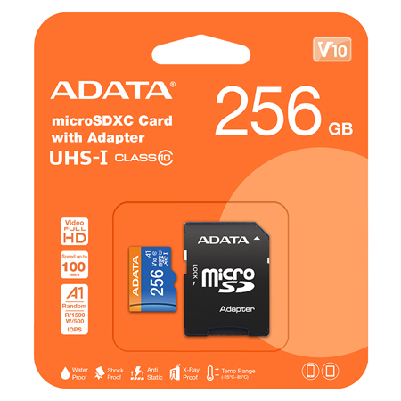 PC, periferice - MICRO SD CARD 256GB CLASS 10 ADATA