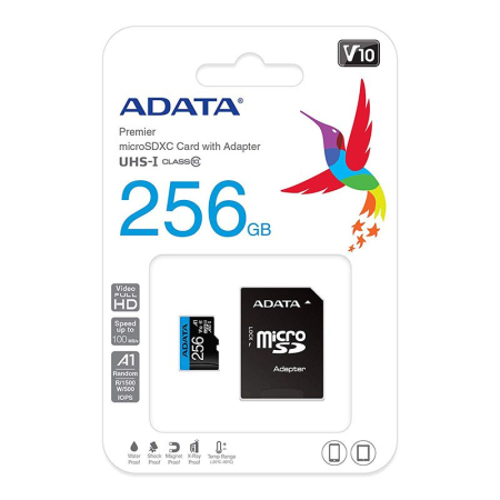 MICRO SD CARD 256GB CLASS 10 ADATA [2]