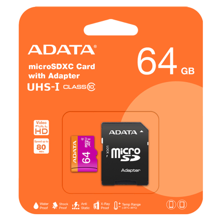 MICRO SDXC CLASA 10 64GB ADATA [1]