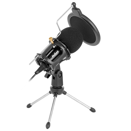 Microfoane - MICROFON USB CU TREPIED SI FILTRU REBEL