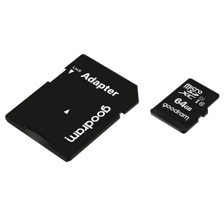 MICROSD CARD 64GB GOODRAM CLASA 10 UHS-I CU ADAPTOR [3]