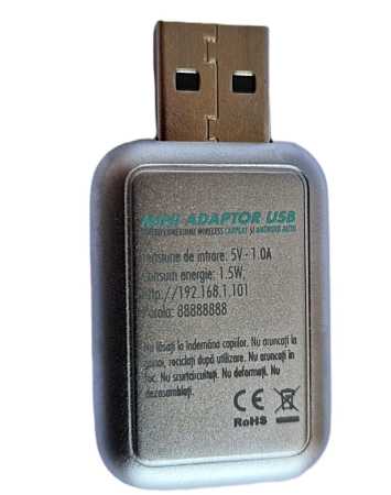 Mini adaptor USB Foton M1-Sync Wireless Carplay / Android Auto [3]