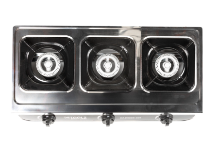 Mini aragaz portabil, Detoolz, 8.4kW, 3 ochiuri, Piezo [1]