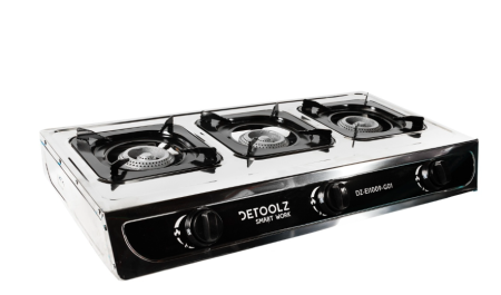 Mini aragaz portabil, Detoolz, 8.4kW, 3 ochiuri, Piezo [4]