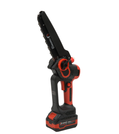 Drujbe, motofierastraie - Mini drujba 8" pe acumulator cu 1 acumulator 20v/4Ah si incarcator YAMAMOTO YBS-84 5400 rot/min, Brushless