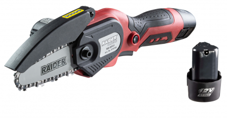 Drujbe, motofierastraie - Mini fierăstrău electric 12V 100mm RD-GP21 cu 2 baterii 075720